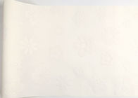 Απλή καθαρή άσπρη μη υφαμένη επιφάνεια κοπαδιών ύφους ταπετσαριών σύγχρονη