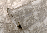472g/㎡ μη υφαμένη μετακινούμενη ταπετσαρία τούβλου Faux για τη διοίκηση, πέτρινο σχέδιο