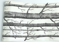 Πλεονέκτά σημύδων καλύμματα τοίχων δέντρων σύγχρονα/ταπετσαρία για το καθιστικό 0.53*10M