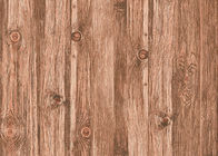 Η αναδρομική ξύλινη τρισδιάστατη οικογένεια 0.53*10m/κυλά εγχώριων ταπετσαριών, μη - κολλημένος