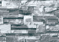 Νέα κινεζική κάλυψη τοίχων καθιστικών ταπετσαριών επίδρασης τούβλου ύφους τρισδιάστατη 0.53*10M