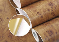 Ανθεκτικό ξύλινο σιτάρι που τυπώνει τη σύγχρονη αυτοκόλλητη ταπετσαρία PVC, 0.45*10M