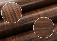 Μίμησης υλική αυτοκόλλητη ταπετσαρία PVC χρώματος ξύλων καρυδιάς με το μέγεθος 0.45*10M