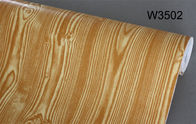 Eco - φιλικός τρισδιάστατος μη - κολλημένη καθιστικών ταπετσαρία ύφους ταπετσαριών ξύλινη